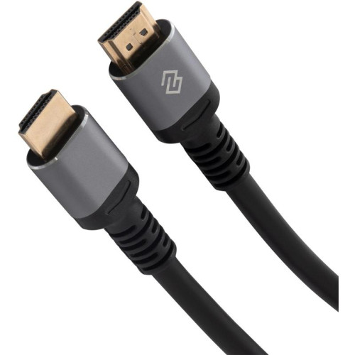 Кабель аудио-видео Digma D-HDMI-V2.0-2M HDMI (m)/HDMI (m) 2м. позолоч.конт. черный