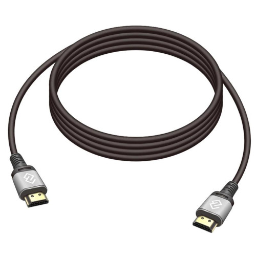Кабель аудио-видео Digma D-HDMI-V2.0-3M HDMI (m)/HDMI (m) 3м. позолоч.конт. черный