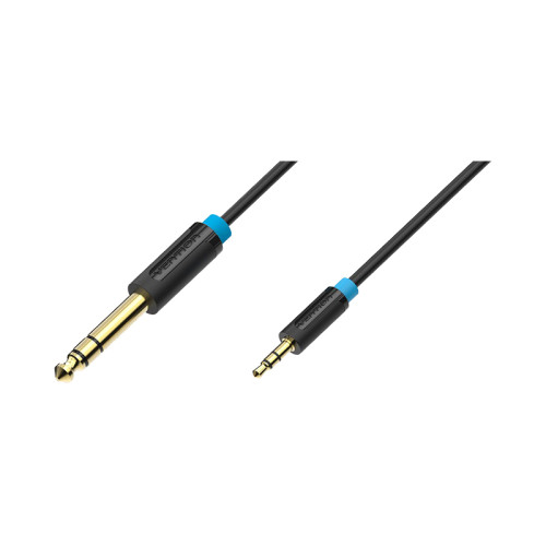 Кабель Vention аудио Jack 6,5 mm M/ 3,5 M - 2 м