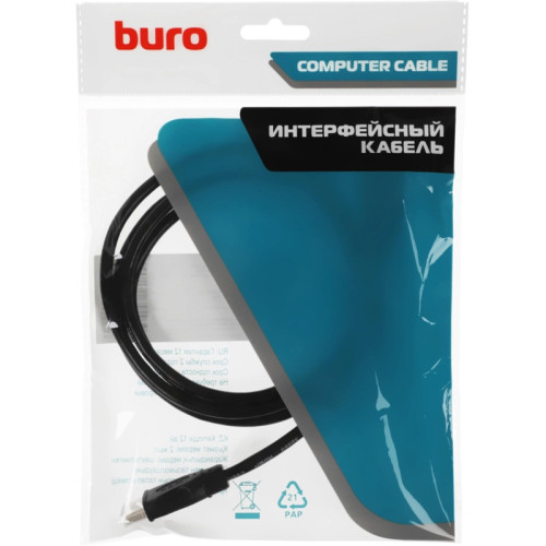 Кабель аудио-видео Buro HDMI (m)/HDMI (m) 1.5м. черный (BU-HDMI-V1.4-1.5M)