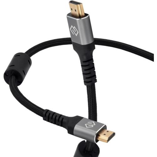 Кабель аудио-видео Digma HDMI (m)/HDMI (m) 3м. феррит.кольца позолоч.конт. черный (D-HDMI-2FF-V2.1-3M)