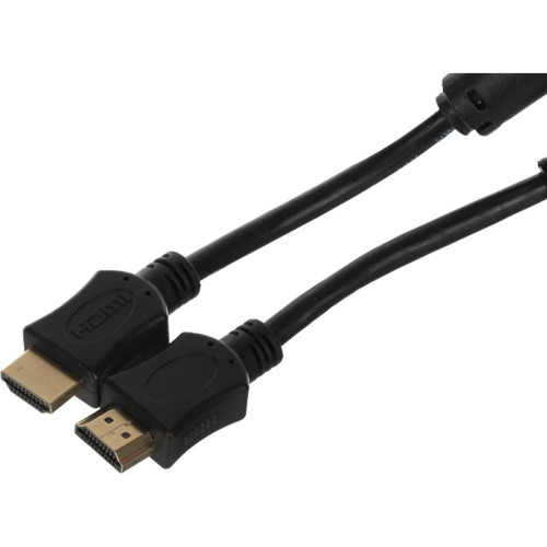 Кабель соединительный аудио-видео Premier 5-813 5.0 HDMI (m)/HDMI (m) 5м. феррит.кольца позолоч.конт. черный