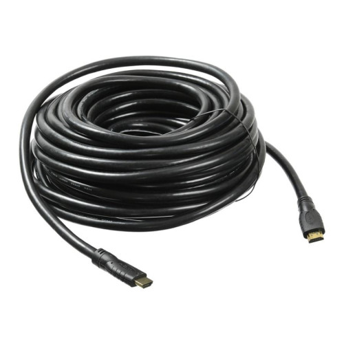 Кабель аудио-видео Buro HDMI 2.0 HDMI (m)/HDMI (m) 20м. позолоч.конт. черный (BHP HDMI 2.0-20)