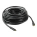 Кабель аудио-видео Buro HDMI 2.0 HDMI (m)/HDMI (m) 20м. позолоч.конт. черный (BHP HDMI 2.0-20)