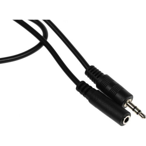 Кабель аудио Ningbo JAAC003-5 Jack 3.5 (m)/Jack 3.5 (f) 5м. черный