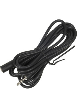 Кабель-удлинитель аудио Buro Jack 3.5 (m)/Jack 3.5 (f) 2м. черный (BAAC003-2)