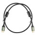 Кабель аудио-видео Buro HDMI (m)/HDMI (m) 1м. феррит.кольца позолоч.конт. черный (BHP-HDMI-2.1-1G)
