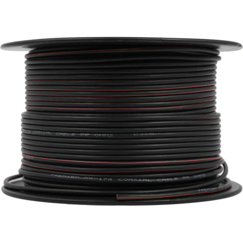 Кабель Premier RG-174/U BC BK 100м. черный (20-100 100)