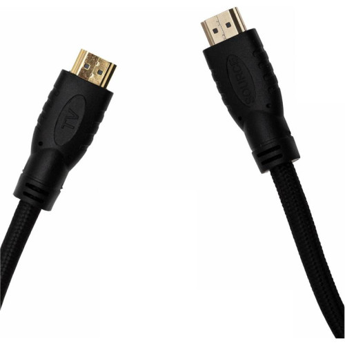 Кабель аудио-видео Cactus CS-HDMI.2-10 HDMI (m)/HDMI (m) 10м. позолоч.конт. черный