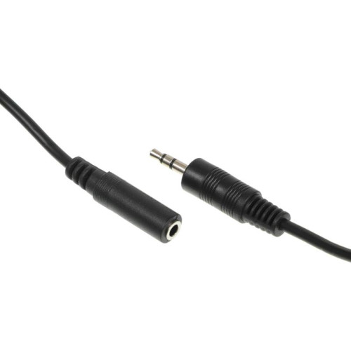 Кабель аудио Ningbo JAAC003-1 Jack 3.5 (m)/Jack 3.5 (f) 1м. черный