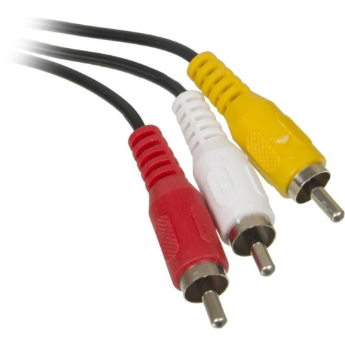 Кабель соединительный аудио-видео Buro 3хRCA (m)/3хRCA (m) 5м. черный (BAAC027-5)