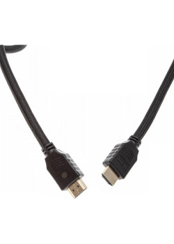 Кабель аудио-видео Cactus CS-HDMI.2-1 HDMI (m)/HDMI (m) 1м. позолоч.конт. черный