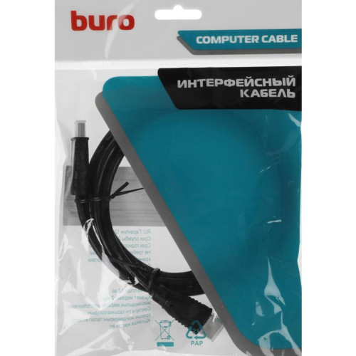 Кабель аудио-видео Buro HDMI (m)/HDMI (m) 2м. черный (BU-HDMI-V1.4-2M)
