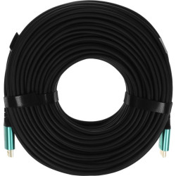 Кабель аудио-видео Cactus CS-HDMI-AOC-2.1-50 HDMI (m)/HDMI (m) 50м. позолоч.конт. черный