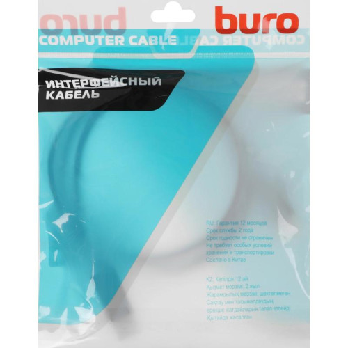 Кабель аудио-видео Buro V1.4 DisplayPort (m)/DisplayPort (m) 1.5м. черный (BU-DP1.4-1.5MCCS)