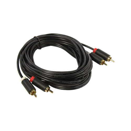 Кабель Vention аудио 2RCA M/2RCA M - 3м Чёрный Кабель Vention аудио 2RCA M/2RCA M - 3м Чёрный