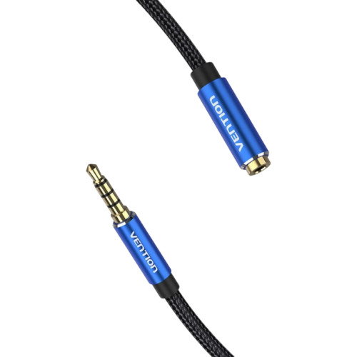 Кабель-удлинитель Vention аудио Jack 3,5 mm M/Jack 3,5 mm F - 1 м