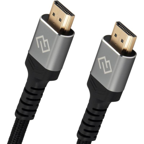 Кабель аудио-видео Digma HDMI (m)/HDMI (m) 5м. феррит.кольца позолоч.конт. черный (D-HDMI-2FF-V2.1-5M)