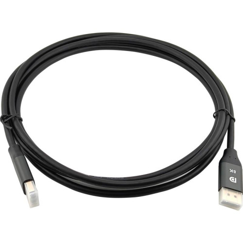 Кабель аудио-видео Cactus CS-DP-DP-1.4-3 DisplayPort (m)/DisplayPort (m) 3м. позолоч.конт. черный