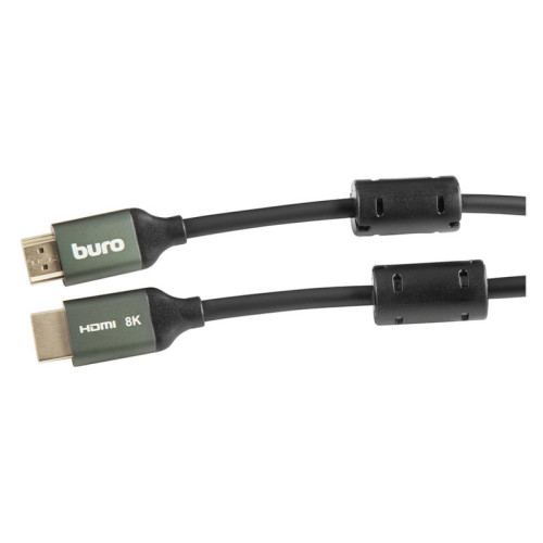 Кабель аудио-видео Buro HDMI (m)/HDMI (m) 3м. феррит.кольца позолоч.конт. черный (BHP-HDMI-2.1-3G)
