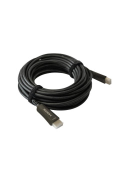 Кабель аудио-видео Digma HDMI 2.0 AOC HDMI (m)/HDMI (m) 30м. позолоч.конт. черный (BHP AOC 2.0-30)