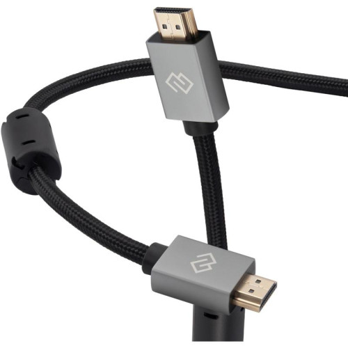 Кабель аудио-видео Digma HDMI (m)/HDMI (m) 5м. феррит.кольца позолоч.конт. черный (D-HDMI-2FF-V2.0-5M)