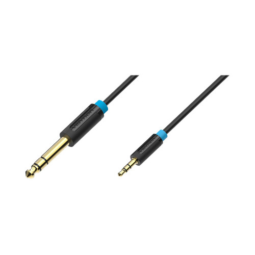 Кабель Vention аудио Jack 6,5 mm M/ 3,5 M - 3 м Кабель Vention аудио Jack 6,5 mm M/ 3,5 M - 3 м
