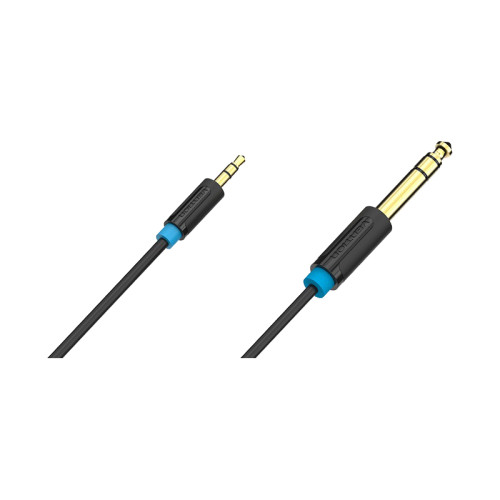 Кабель Vention аудио Jack 6,5 mm M/ 3,5 M - 1,5м Кабель Vention аудио Jack 6,5 mm M/ 3,5 M - 1,5м