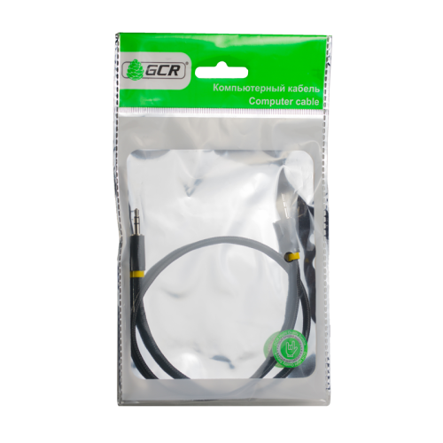 Greenconnect Кабель аудио 0.5m jack 3,5mm/jack 3,5mm, нейлон, черный, желтая окантовка, ультрагибкий, 28 AWG, M/M, Premium GCR-AVC8114-0.5m, экран, стерео Greenconnect Кабель аудио 0.5m jack 3,5mm/jack 3,5mm, нейлон, черный, желтая окантовка, ультрагибкий, 28 AWG, M/M, Premium GCR-AVC8114-0.5m, экран, стерео
