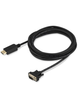 Кабель аудио-видео Buro 1.1v DisplayPort (m)/VGA (m) 3м. позолоч.конт. черный (BHP DPP_VGA-3)