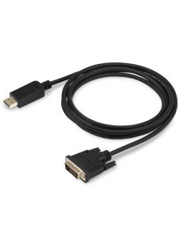 Кабель аудио-видео Buro 1.1v DisplayPort (m)/DVI-D (Dual Link) (m) 2м. позолоч.конт. черный (BHP DPP_DVI-2)