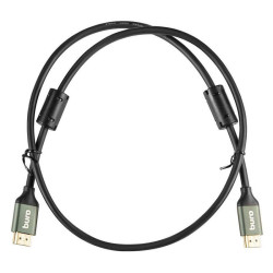 Кабель аудио-видео Buro HDMI (m)/HDMI (m) 1м. феррит.кольца позолоч.конт. черный (BHP-HDMI-2.1-1G)