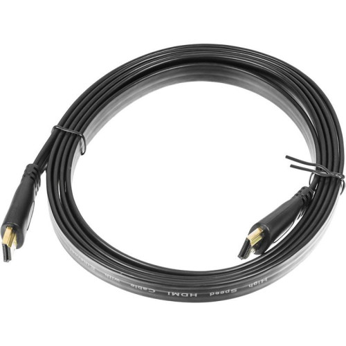 Кабель аудио-видео Buro HDMI 1.4 Flat HDMI (m)/HDMI (m) 2м. черный (BHP HDMI 2)