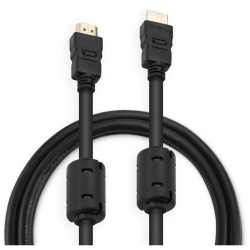 Кабель аудио-видео Buro HDMI 1.4 HDMI (m)/HDMI (m) 1.8м. феррит.кольца черный (HDMI-19M/19M-1.8M-MG)
