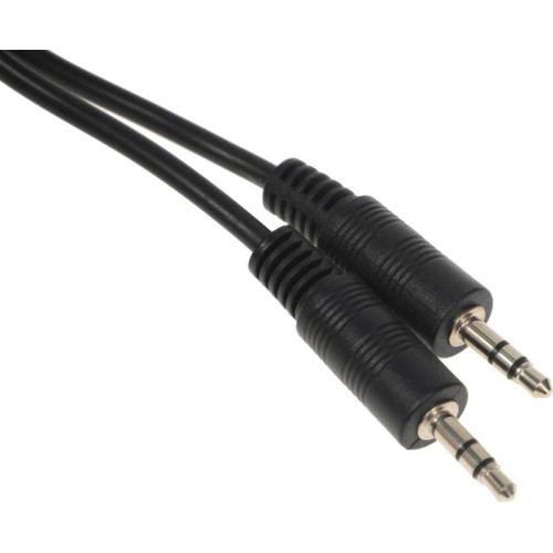 Кабель аудио Ningbo JAAC002-1.5 Jack 3.5 (m)/Jack 3.5 (m) 1.5м. черный