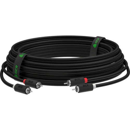 GCR Кабель 12.5m аудио 2 х RCA / 2 х RCA , черный, GCR-54125 GCR Кабель 12.5m аудио 2 х RCA / 2 х RCA , черный, GCR-54125
