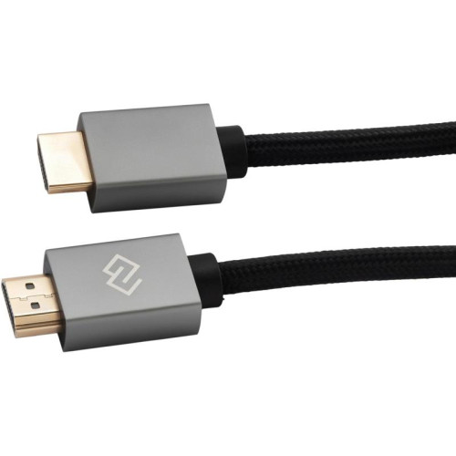 Кабель аудио-видео Digma HDMI (m)/HDMI (m) 3м. феррит.кольца позолоч.конт. черный (D-HDMI-2FF-V2.0-3M)