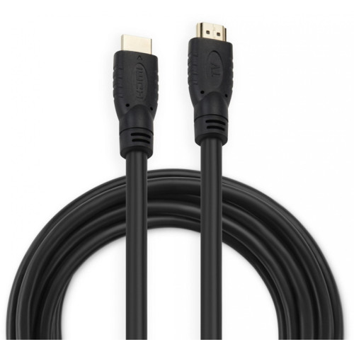 Кабель аудио-видео Buro HDMI 2.0 HDMI (m)/HDMI (m) 20м. позолоч.конт. черный (BHP HDMI 2.0-20)