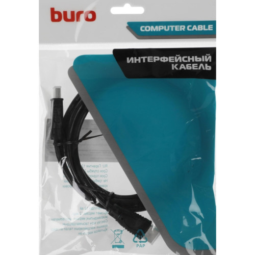 Кабель аудио-видео Buro HDMI (m)/HDMI (m) 2м. черный (BU-HDMI-V1.4-2M)