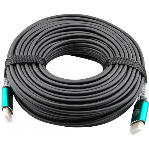 Кабель аудио-видео Cactus CS-HDMI-AOC-2.1-30 HDMI (m)/HDMI (m) 30м. позолоч.конт. черный