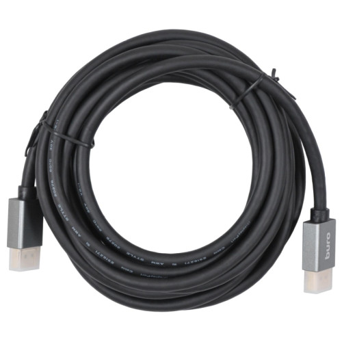 Кабель аудио-видео Buro V1.4 DisplayPort (m)/DisplayPort (m) 5м. позолоч.конт. черный (BHP-DPP-1.4-5G) Кабель аудио-видео Buro V1.4 DisplayPort (m)/DisplayPort (m) 5м. позолоч.конт. черный (BHP-DPP-1.4-5G)