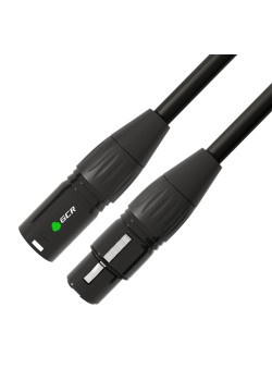 GCR Кабель 7.0m микрофонный XLR M / XLR F , черный, AL case черный, GCR-53374