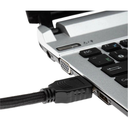 Кабель аудио-видео Cactus CS-HDMI.2-3 HDMI (m)/HDMI (m) 3м. позолоч.конт. черный