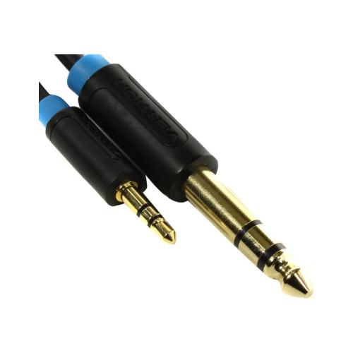 Кабель Vention аудио Jack 6,5 mm M/ 3,5 M - 1,5м Кабель Vention аудио Jack 6,5 mm M/ 3,5 M - 1,5м