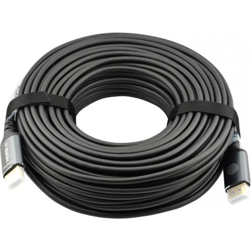 Кабель аудио-видео Cactus CS-HDMI-AOC-2-30 HDMI (m)/HDMI (m) 30м. позолоч.конт. черный