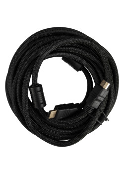 Кабель аудио-видео Buro HDMI (m)/HDMI (m) 5м. феррит.кольца позолоч.конт. черный (HDMI-V1.4-5MC)