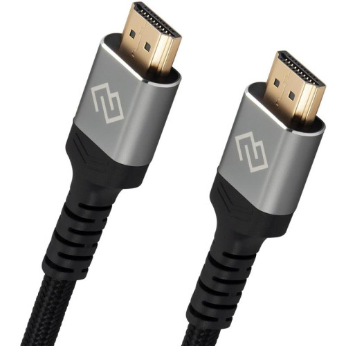 Кабель аудио-видео Digma HDMI (m)/HDMI (m) 3м. феррит.кольца позолоч.конт. черный (D-HDMI-2FF-V2.1-3M)
