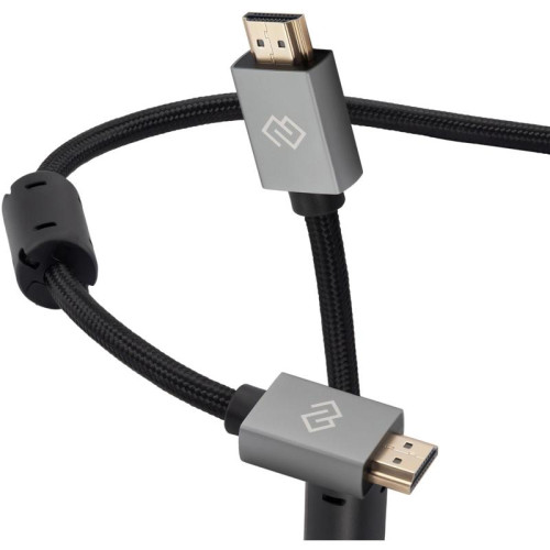 Кабель аудио-видео Digma HDMI (m)/HDMI (m) 3м. феррит.кольца позолоч.конт. черный (D-HDMI-2FF-V2.0-3M)