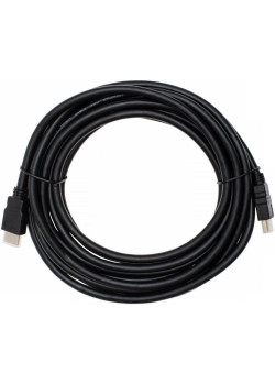 Кабель аудио-видео Cactus CS-HDMI.1.4-5 HDMI (m)/HDMI (m) 5м. позолоч.конт. черный