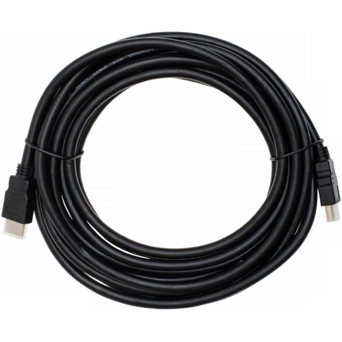 Кабель аудио-видео Cactus CS-HDMI.1.4-5 HDMI (m)/HDMI (m) 5м. позолоч.конт. черный